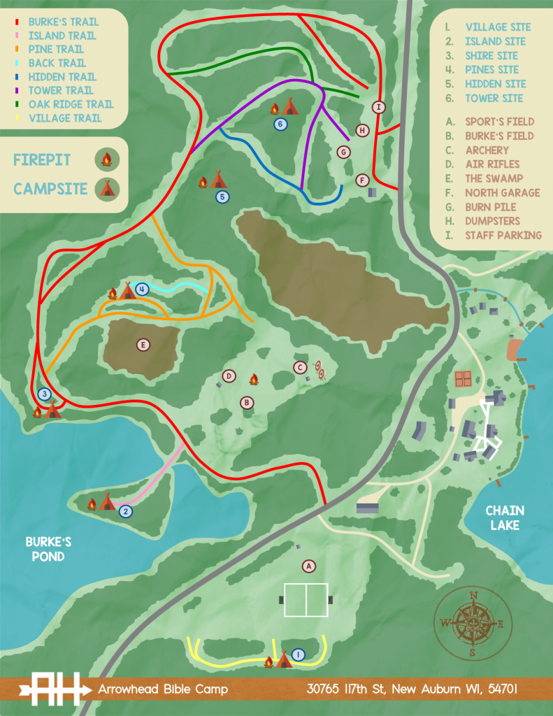 Maps | Arrowhead Bible Camp